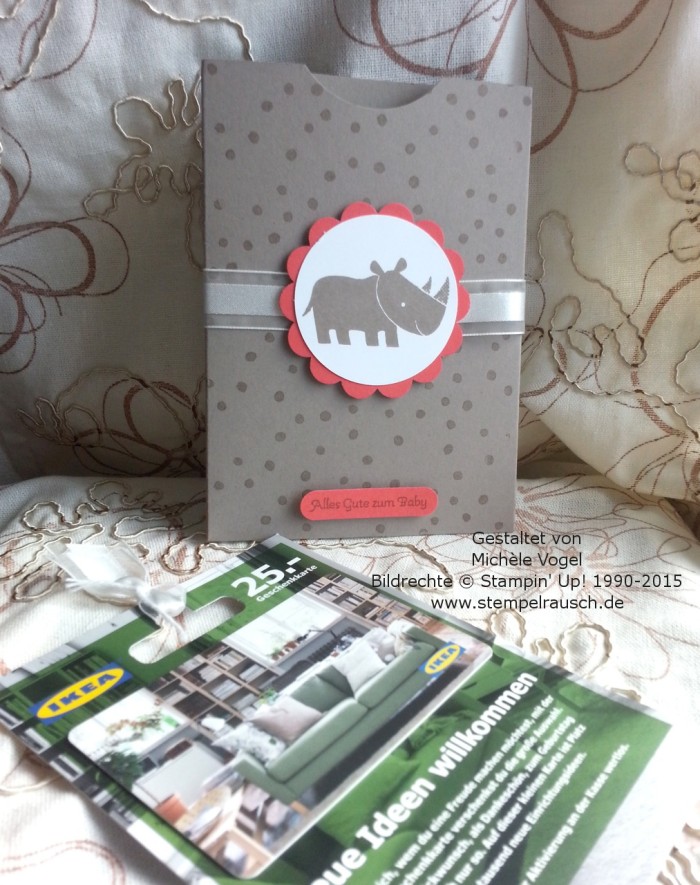 Gutscheinverpackung-für-Shoppinggutscheine-Geschenkkarten-Zoo Babies-Taupe-Nashorn-2