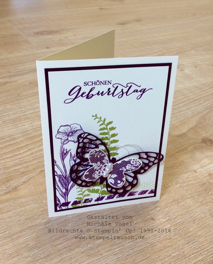 Stampin Up_Geburtstagskarte_Schmetterlingsgruß_Thinlits_Schmetterlinge_stempelrausch
