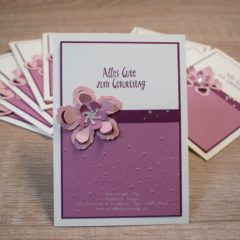 Geburtstagskarten mit Pflanzen-Potpourri, Erfreuliche Ereignisse und einer neuen In Color Farbe