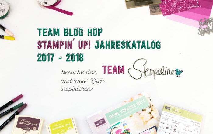 Team Blog Hop Banner Stampin Up Katalog 2017 2018