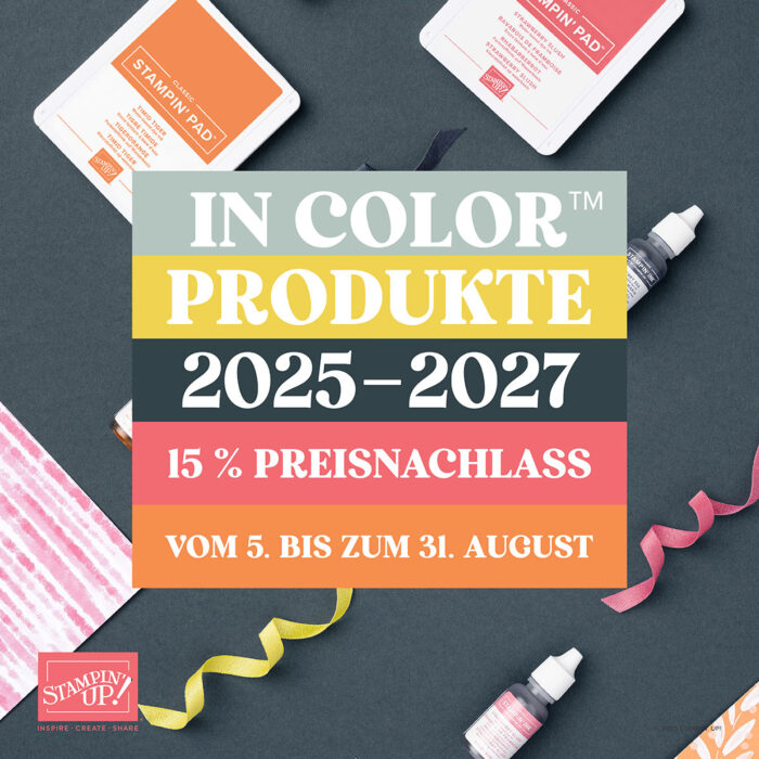 15% Preisnachlass auf In Color Produkte vom 05.-31.08.2028